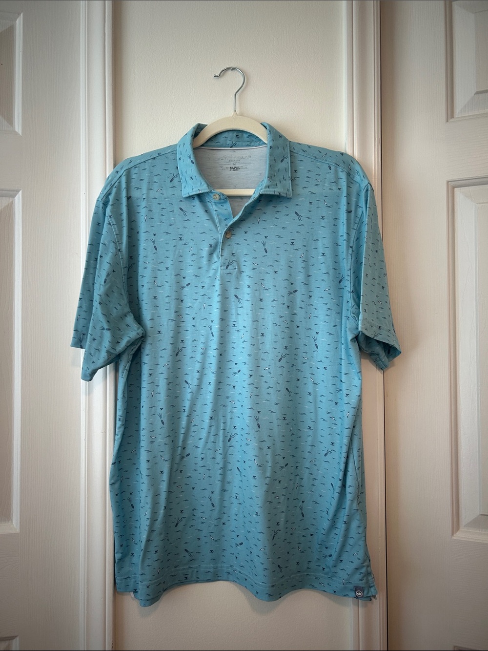 Light Blue Peter Millar Polo